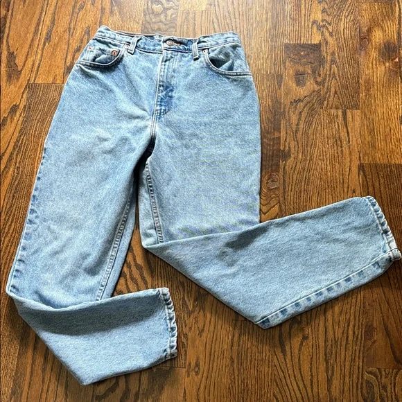 📌 Vintage 90s Levi’s 551 Relaxed Fit Tapered Leg Denim Jeans Women’s 6 Short S - Picture 4 of 12